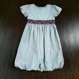 Hanna Andersson Silver Holiday Dress Size 140 (US 10)